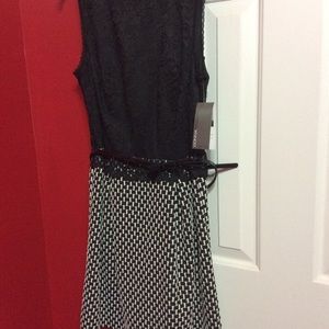 Black and white dress